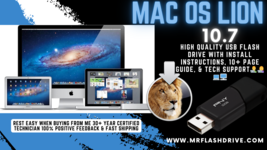 Mac OS X Lion 10.7 Bootable USB Flash Drive Install Upgrade Repair Recover - £23.50 GBP
