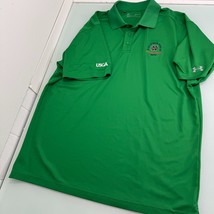 Notre Dame Senior Open Under Armour Golf Polo Shirt XL USGA Warren Course - $24.72