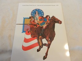 1975 USPS Mint Set of Commemorative Stamps Book Only no stamps - $20.00