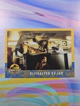 1993 Topps Jurassic Park Trading Card | Distracted by Lex #59 - $0.99