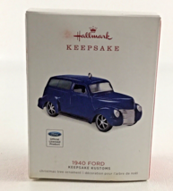 Hallmark Keepsake Kustoms Christmas Ornament 1940 Ford Car #4 Series New 2018 - £19.51 GBP
