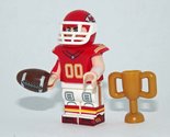 Building Kansas City Chiefs Football Minifigure US Toys - £5.74 GBP