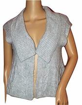 American Rag Women&#39;s Sausalito Sweater Vest with Shawl Collar (Medium, Ivory Gra - £23.64 GBP