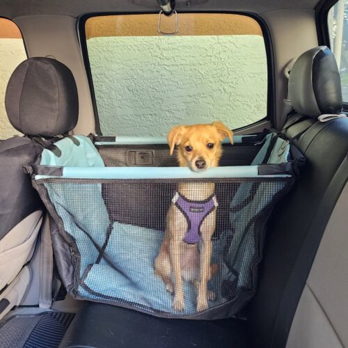 Primary image for Dog Car Seat Half Rear Pet Travel Waterproof Pad Dog Hammock Safety Harness New