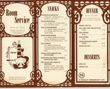 Sheraton A Crown American Inn Room Service Menu 1980 - £14.01 GBP