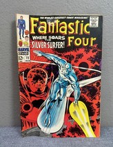 Fantastic Four Volume 1 No72 March 1968 Silver Surfer Stan Lee/Jack Kirb... - $49.49