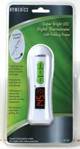 1 Count Homedics KT 102 Super Bright LED Digital Thermometer With Folding Probe