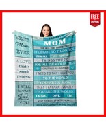 Elegant Travel and Camping Blanket - 60”x50” Mom Gift with Letter Print - $675.76 MXN