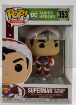 DC Comics Pop Heroes Superman In Holiday Sweater #353 Vinyl Figure - $14.01