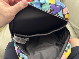 Walt Disney World Mickey Mouse Balloon Pattern Large Size Backpack NEW image 6