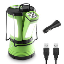 LE LED Camping Lantern Rechargeable, 600LM, Detachable Flashlight, Campi... - £86.05 GBP