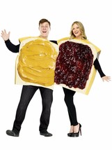 P EAN Ut Butter &amp; Jelly Sandwich Comic Adult Halloween Costumes One Size Fits Most - £34.22 GBP