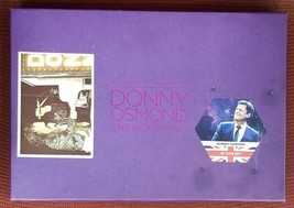 DONNY OSMOND - 2017 BIRMINGHAM ENGLAND ONE NIGHT ONLY CONCERT PROGRAM BO... - £73.91 GBP