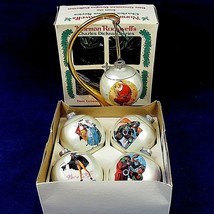Vintage Christmas Ornaments Norman Rockwell Charles Dickens Series Dave Grossman - £14.64 GBP