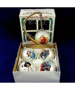 Vintage Christmas Ornaments Norman Rockwell Charles Dickens Series Dave ... - £14.05 GBP