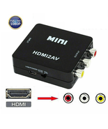 HDMI To RCA AV Adapter Converter Cable CVBS 3RCA 1080P Composite Video A... - $128.48 MXN