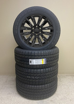 Chevy 20&quot; Black Platinum Wheels Goodyear Tires For Silverado Tahoe Suburban - £1,795.81 GBP