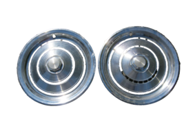 Lot of 2 genuine 1971 Pontiac Grand Prix 14 inch custom hubcaps wheel covers - $27.70