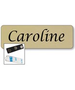 TWO BROKE GIRLS CAROLINE NAME BADGE HALLOWEEN COSTUME COSPLAY MAGNET FASTENER - $16.99