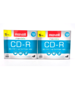CD-R Maxell 5 Pack Blank Audio Music Data Recordable 80min 700MB Disc Sl... - £17.01 GBP