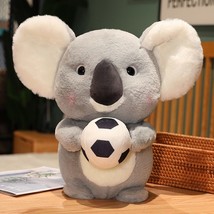 Big Size Sports Koala Plush Pillow Toys Lovely Holding Racket Basketball Koala B - £16.14 GBP