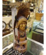 Hand Carved Native American Sculpture - $548.00 CAD