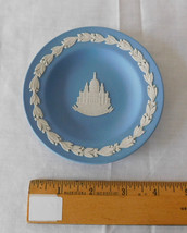 Wedgwood Blue Jasperware St Pauls Cathedral Pin Dish 4 3/8&quot; Plate - £11.96 GBP