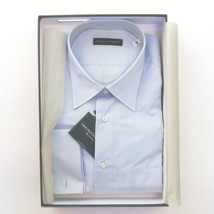 Oxford Company Men&#39;s Dress Shirt, Light Blue Cuff Shirt Long Sleeves Size 17 New - £58.36 GBP