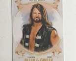 AJ Styles WWE Topps Heritage Trading Card Allen &amp; Ginter #AG-1 - £1.58 GBP