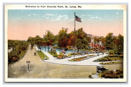 Entrance To Fair Grounds St Louis Missouri MO UNP WB Postcard N19 - $2.92