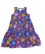Tea Collection Girls Sleeveless Floral Watermelon Print Dress Size 10 - $357.18 MXN