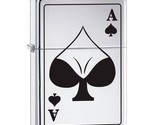 Zippo Lighter - Ace of Spades Bodacious High Polish Chrome - 852851 - $31.16