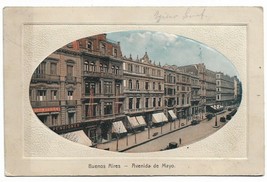 Postcard Buenos Aires Avenida Mayo Argentina - £15.28 GBP