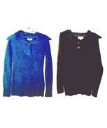 Sonoma High Neck Acrylic Sweaters in Blue or Black Size Small - Large NW... - £19.60 GBP+