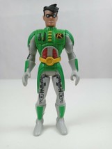 Vintage 1994 Kenner DC Comics Robin Rare Green Movable 4.5&quot; Action Figure - £6.97 GBP