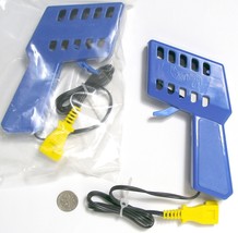 2 Mattel 1999 Vintage Ho Slot Car Track Blue Controllers New Old Stock Unused A+ - £13.58 GBP
