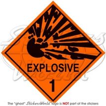 EXPLOSIVE EXPLOSIF Explosion Danger Warning Safety Signe 100mm Autocollant - $3.42
