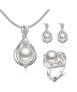SILVER 925 FIVE PIECES WOMEN JEWERLY SET WITH CHAIN BRAND NEW STERLING S... - $203.56 CAD
