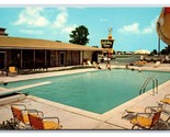Poolside Holiday Inn Motel Augusta Georgia GA UNP Chrome Postcard S10 - $3.91