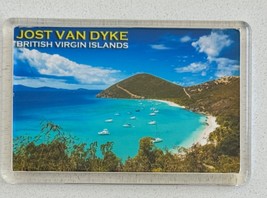 Jost Van Dyke British Virgin Islands Refrigerator Magnet Clear Plastic M... - $14.84