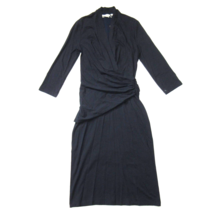 NWT MM. Lafleur The Casey in Galaxy Blue Ruched Faux Wrap Jersey Sheath Dress L - £103.74 GBP