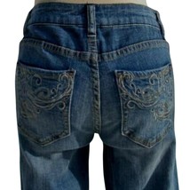 Cache Denim Metallic Embroidery Embellished Pockets Jean Pant Stretch $9... - $39.20