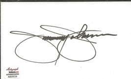 Jimmy Johnson Signed 3x5 Index Card 49ers HOF 1994 - £15.81 GBP