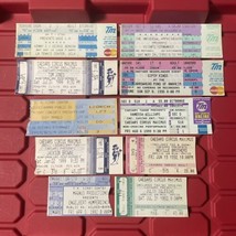 Soft Rock Concert Ticket Stub Lot Of 10 AO Jones Browne Julio Neville Gipsy - $17.99