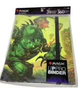 Mimeoplasm Double Master MTG Pro Binder 20 Pages Portfolio 360 Cards Ela... - $19.79