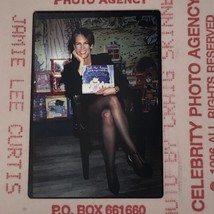 1996 Jamie Lee Curtis at Book Signing Celebrity Color Photo Transparency Slide - £7.52 GBP
