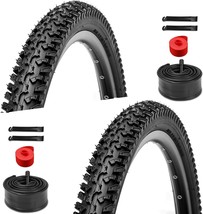 2 Pack Bike Tires Set - 26X2.125 Inch Mountain Bike Tires, Folding Repla... - £50.23 GBP