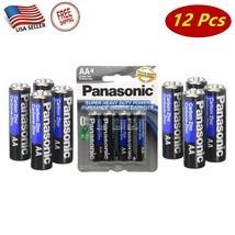 12 Pcs Panasonic AA Batteries Heavy Duty Power Carbon-Zinc Double A Batt... - £6.95 GBP