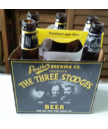 "The Three Stooges" Beer Panther Brewing Co  6-Pack 5 Empty Bottles Vintage 1998 - $30.00