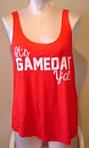 It&#39;s Game Day Y&#39;all Tank Size Small Red NWT Sweet Claire - $15.99
